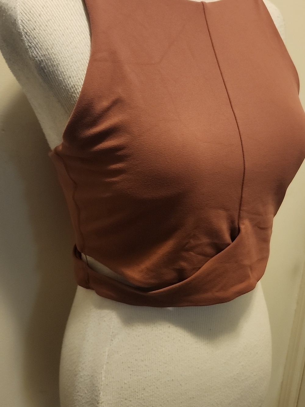 Athleta Supportive Razorback Cutout Sports Bra Large